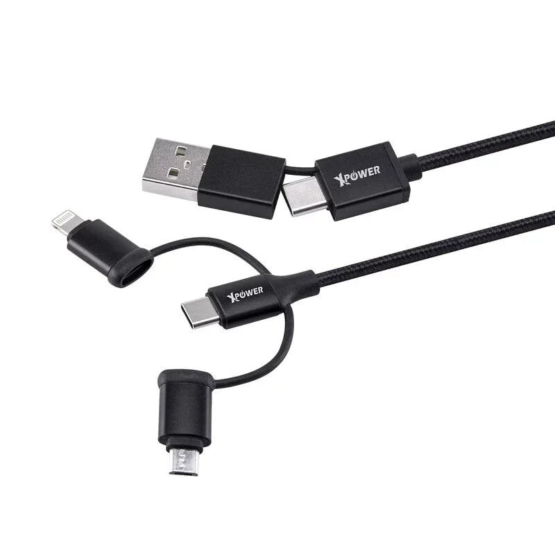 XPower 60W 6in1 Cable - Black - Tashqila XPower 60W 6in1 Cable - Black - Tashqila